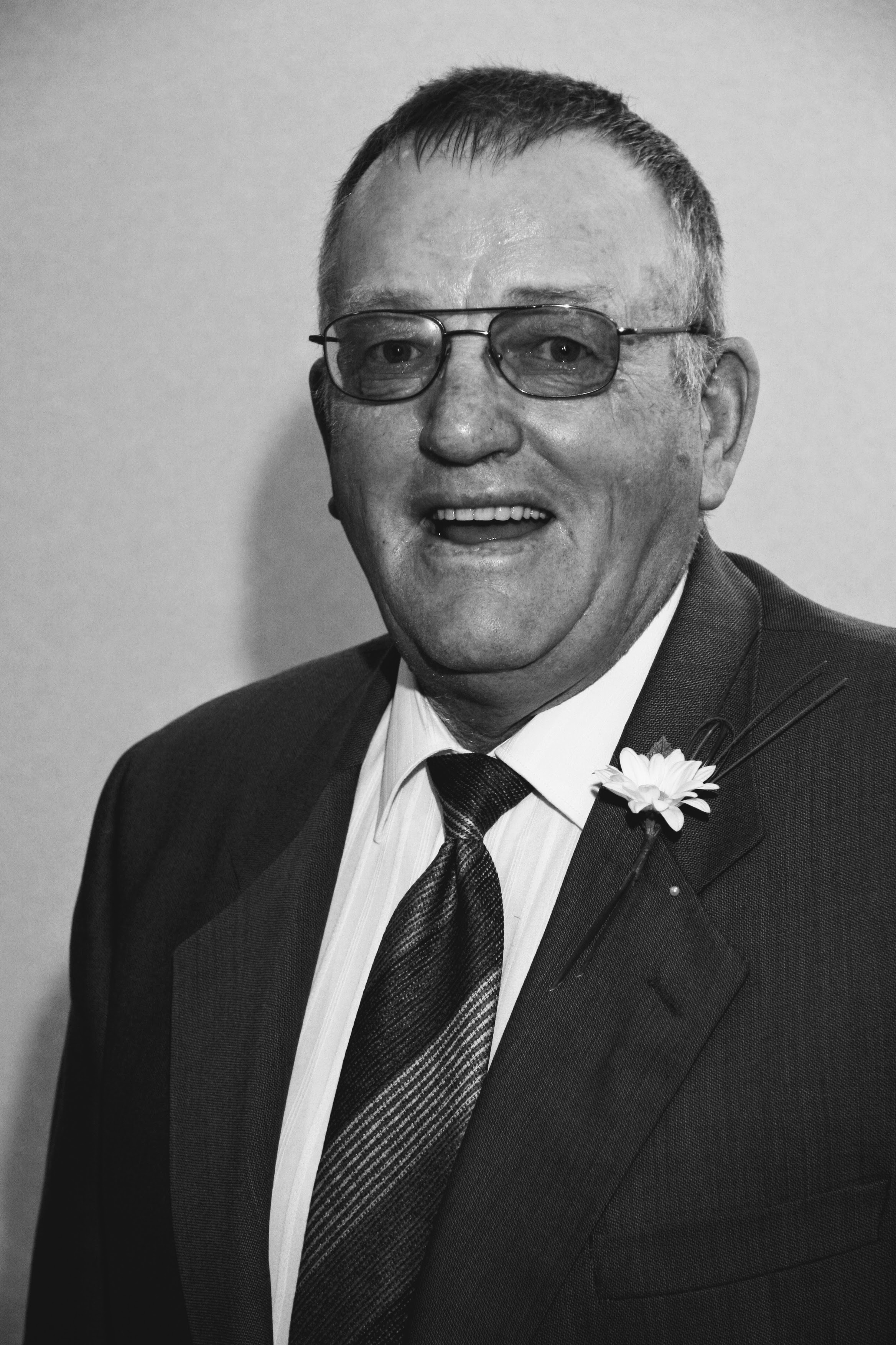 Man looking at item at a store